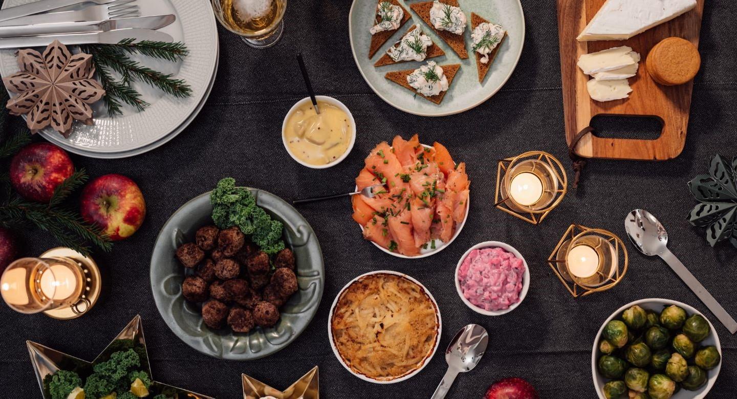 jouluinen menu pikkujouluihin