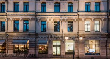 Café Amandan julkisivu vuonna 2018