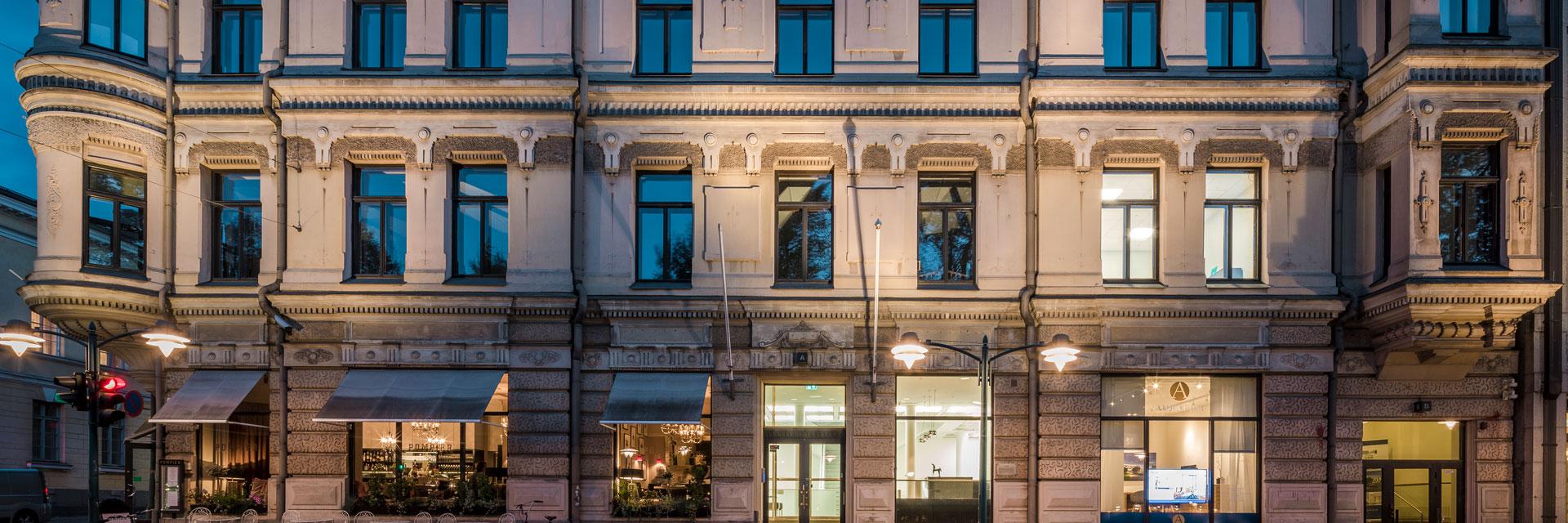Café Amandan julkisivu vuonna 2018