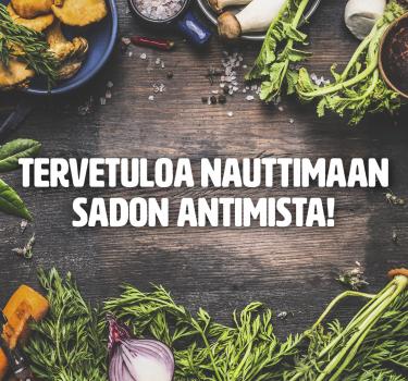 Nauti satokauden antimista